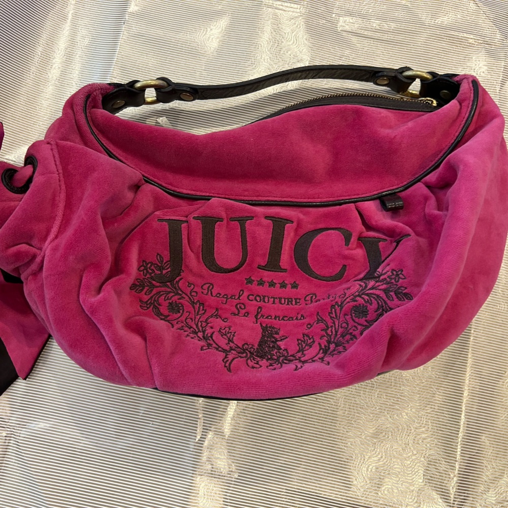 Vintage Juicy Couture Handbag Regal Couture Party Le Francais Pink Purse